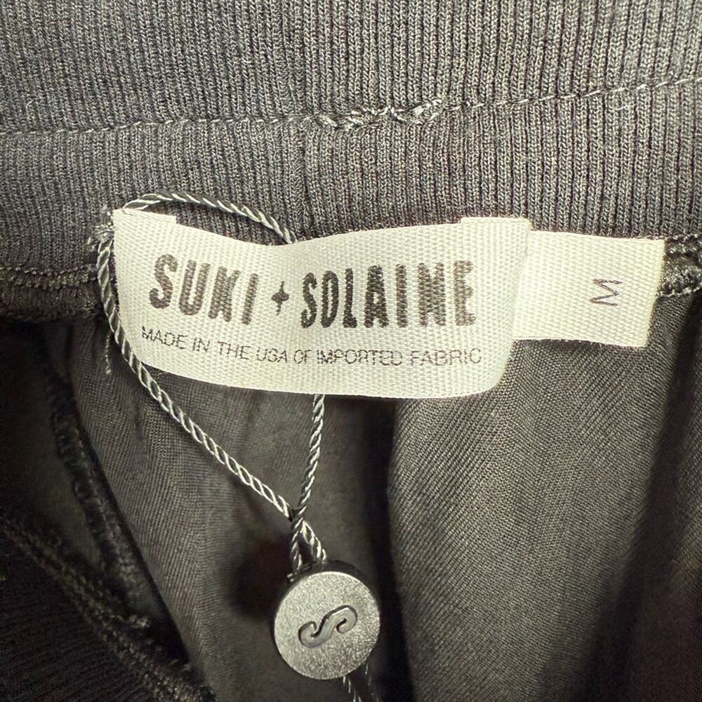 Suki + Solaine Textured Casual Capri Pants Size M - Picture 4 of 8